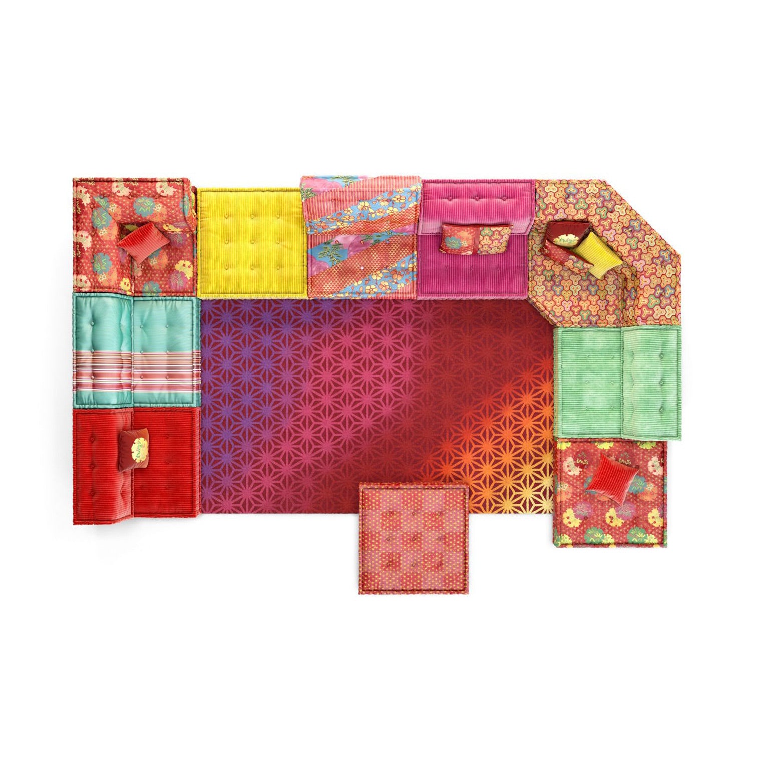 Roche Bobois Mah Jong Sofa