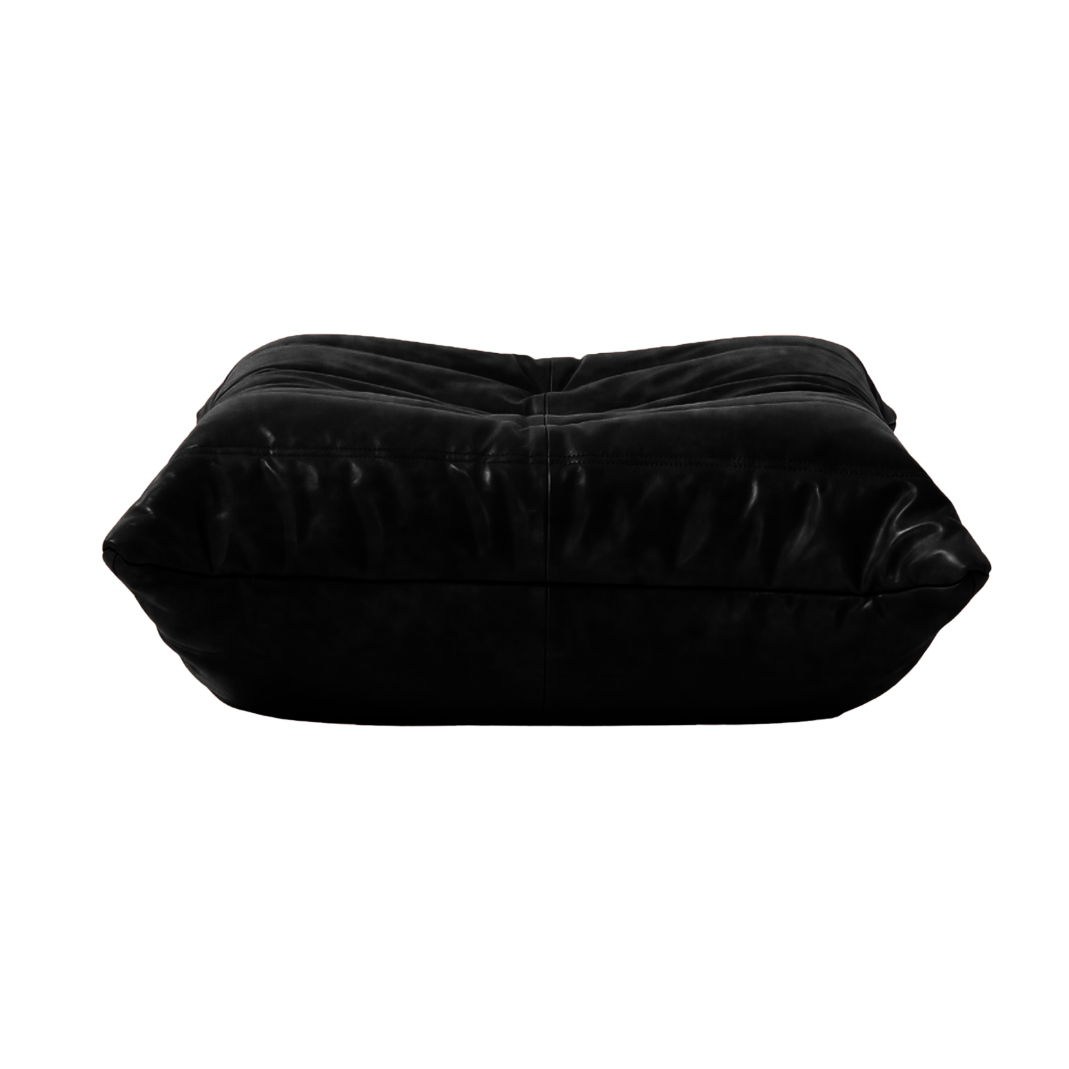 Ducaroy Leather Togo Sofa Ottoman