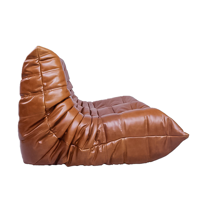 Ducaroy Leather Togo Sofa Loveseat