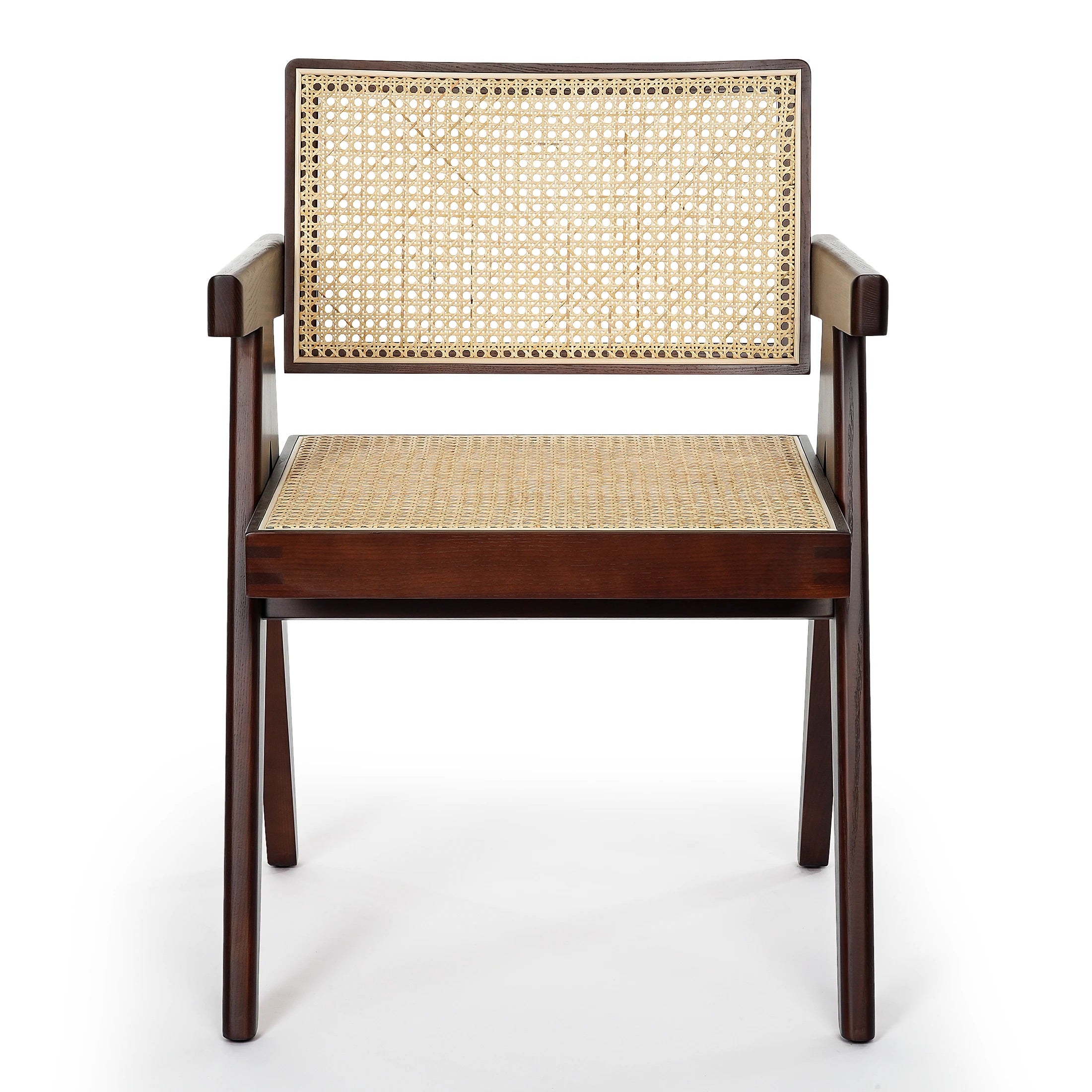 Pierre jeanneret rattan discount chair